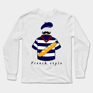 French style baguette Long Sleeve T-Shirt